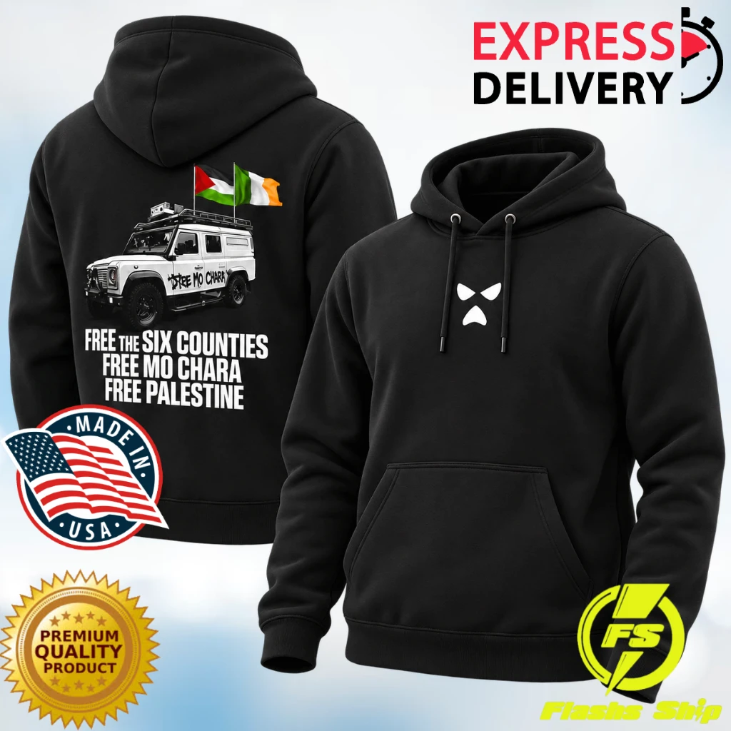 Kneecap x Mercadorama Fenian Tour 2026 Free The 6 Counties Hoodie
