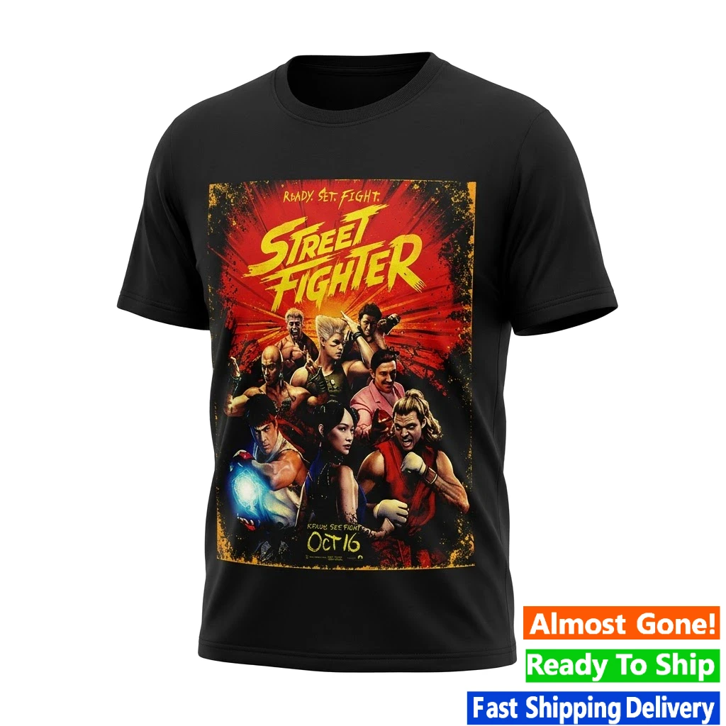 Street Fighter Movie 2026 Ready Set Fight T-Shirt