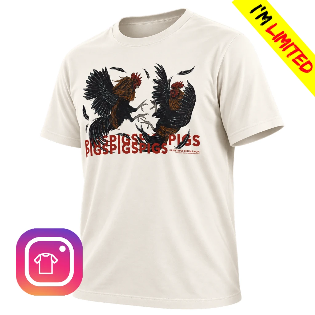 Pigs x7 Desertfest Belgium 2026 Event Poster T-Shirt