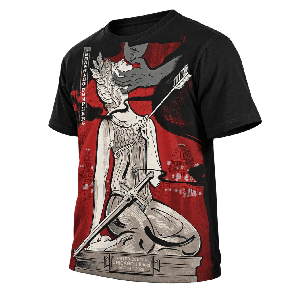 The Smashing Pumpkins Chicago October 14 2026 United Center Event Poster All Over Print Shirt